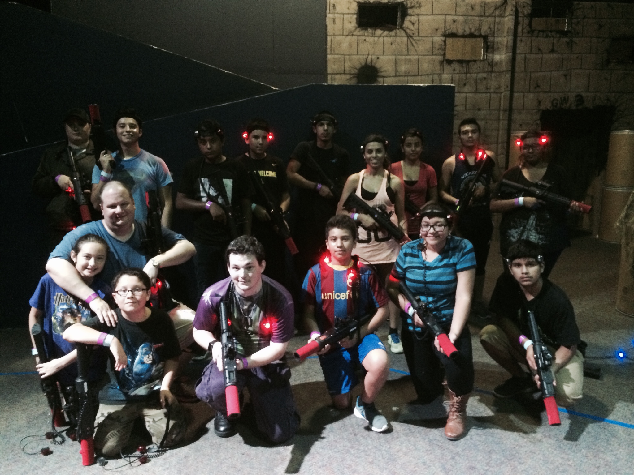 Group of Lasertag Players